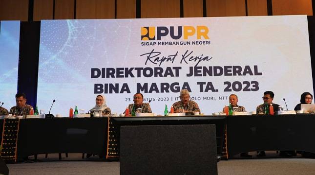 Gelar Rapat Kerja di Tanamori, Kementerian PUPR Bahas Pelaksanaan Program Infrastruktur Jalan dan Jembatan