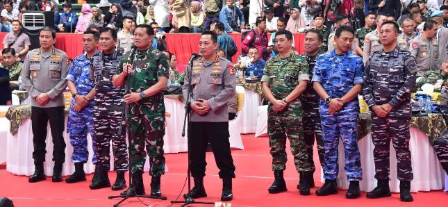 Dankormar : Pengabdian TNI dan POLRI Tiada Henti Untuk Indonesia Maju