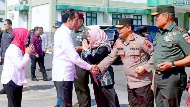 Presiden Jokowi  dan Ibu Iriana Kunjungan Kerja ke Sulawesi Tengah