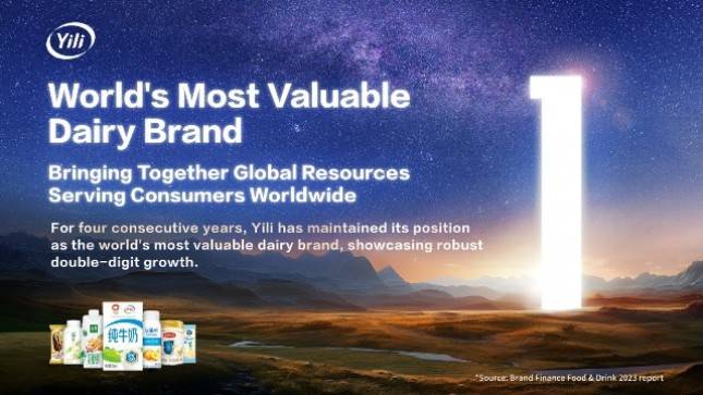 Yili Merajai Peringkat Brand Value Global 4 Tahun Berturut-turut dengan Pertumbuhan Dua Digit