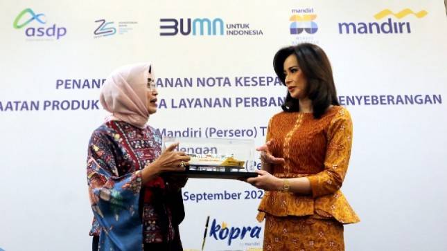 Bank Mandiri Perkuat Kerja Sama Layanan Perbankan bagi ASDP