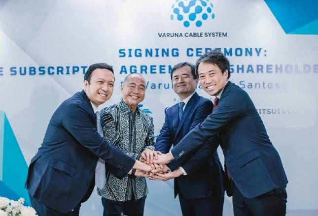 CCSI Konektivitas Digital, Mitsui&Co;.Ltd Jepang dan Pracheta Nusa Telekom, Kerja Sama Strategis Tingkatkan Konektivitas Digital Indonesia dengan Varuna Cable Systems