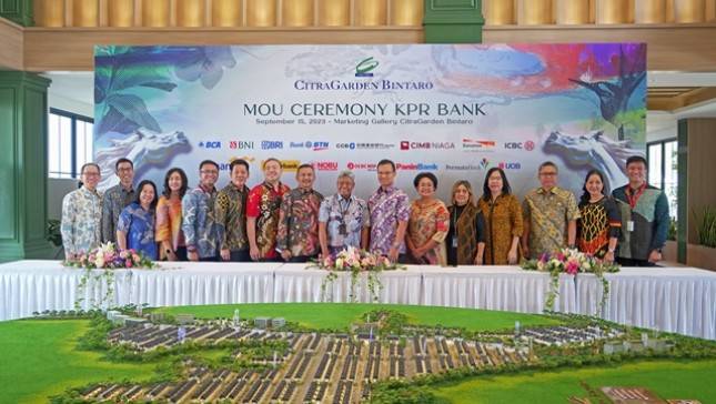 CitraGarden Bintaro , Soft Opening Marketing Gallery dan Ceremony PKS Bank