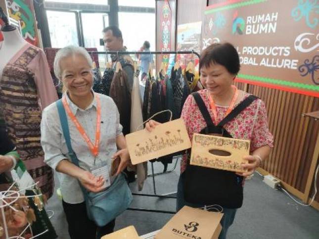 UMKM Binaan Peruri Pameran di China, Laku Keras!