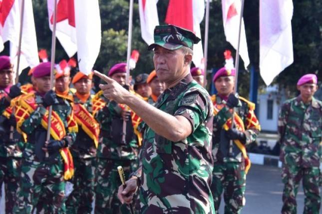 Dankormar Berikan Pengarahan Dan Motivasi Jelang HUT Ke-78 TNI Kepada Prajurit yang Terlibat