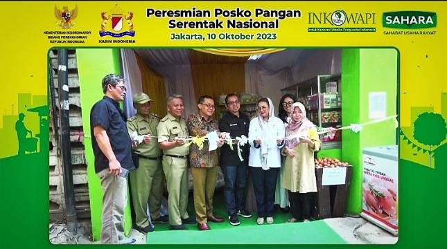 Hadirkan Kebutuhan Pokok dengan Harga Terjangkau, Kadin & SAHARA Kembali Resmikan Posko Pangan