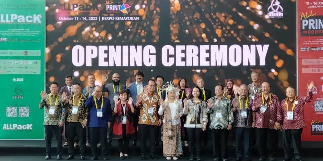 Pembukaan Pameran Allpack  dan Allprint Indonesia  2023