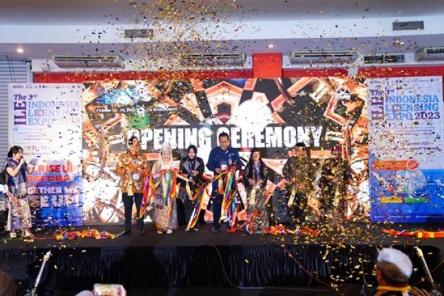 The 3rd ILE Indonesia Licensing Expo 2023, Pameran Lisensi (licensing) danWaralaba (Franchise) di Jakarta Telah Dibuka