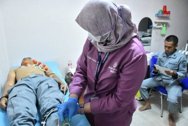 Jelang Coast Guard Basic Training, Personel PPPK Bakamla RI Jalani Test Kesehatan