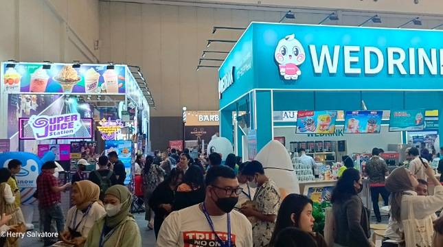 Resmi Dibuka Hari ini,&nbsp;Sejumlah Merk Usaha Franchise Tumplek Blek di Pameran IFBC 2023