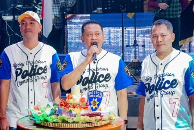 Ketum IMI Apresiasi Tujuh Tahun Persaudaraan Harley Davidson Police Owners Group