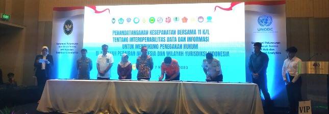 Bakamla RI Hadiri Peluncuran dan Serah Terima Platform API Hub dan Dashboard Analytics