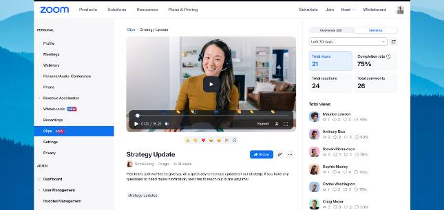 Zoom Clips Kini Tersedia untuk Membantu Pengguna yang Bekerja dengan Tim dalam Zona Waktu Berbeda