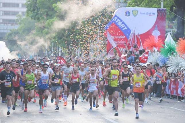 Top! 12.600 Pelari Sukseskan BTN Jakarta RUN 2023