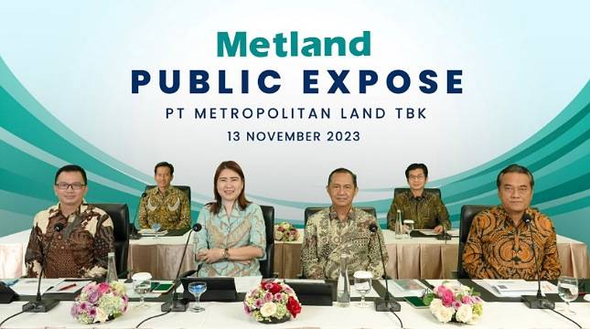 Tumbuh 29%, Pendapatan Metland Tembus Rp1,28 Triliun di Kuartal III - 2023