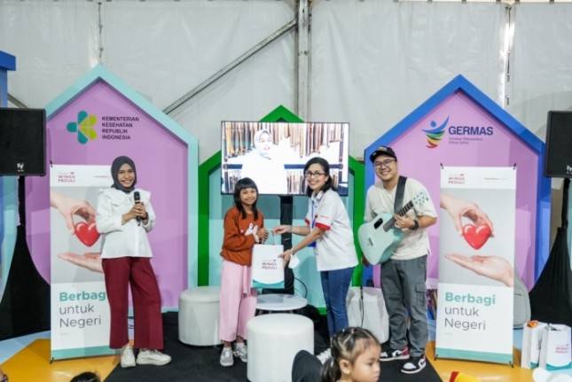 Yayasan Wings Peduli Edukasi Ratusan Anak Pilah Sampah di Festival Ayo Sehat