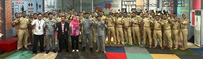 KN Tanjung Datu-301 Adakan Sosialisasi di Politeknik Pelayaran Surabaya 