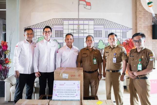 Salurkan Program CSR, Griya Idola Donasi Alat Oxygen Concentrator ke Puskesmas Cikupa dan Anyer