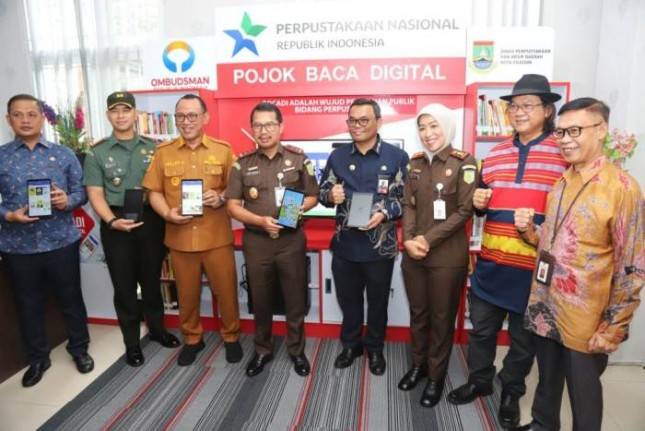Sinergi Program Literasi, Perpusnas dan Kejaksaan Negeri Kota Cilegon Hadirkan Pojok Baca Digital POCADI