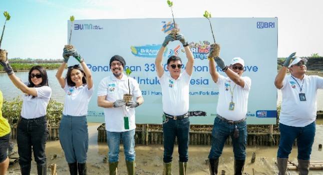 Terapkan Prinsip ESG, BRImo FSTVL Gandeng BenihBaik Tanam 33 Ribu Pohon Mangrove