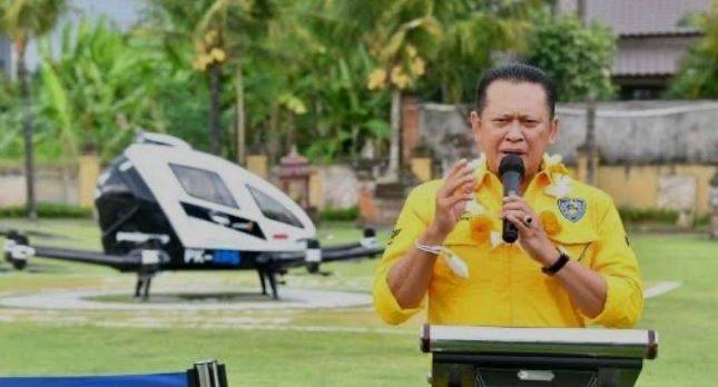 Ketua MPR RI  Apresiasi Keberhasilan Uji Terbang Kendaraan Tanpa Awak EHang 216