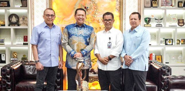 Terima PJ Gubernur Kalimantan Timur, Ketua MPR RI Dorong Pemakaian Angkutan Listrik Untuk Angkutan Tambang