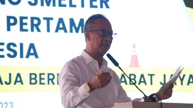 Menperin Agus Resmikan Pembangunan Smelter Titanium Senilai Rp1,3 Triliun di Bangka Belitung