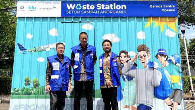 Gandeng Rekosistem dan blu by BCA Digital, Garuda Indonesia Resmikan Waste Station di Kantor Pusat Garuda Indonesia Soekarno Hatta & Garuda Indonesia Training Center Duri Kosambi