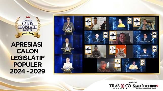 Ini Jajaran Caleg Peraih Apresiasi Calon Legislatif Populer 2024-2029
