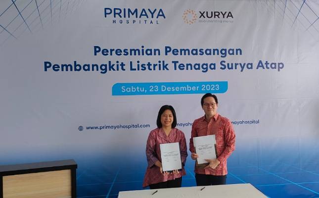 Gandeng Xurya, Primaya Hospital Group Operasikan PLTS Atap di Bekasi Timur