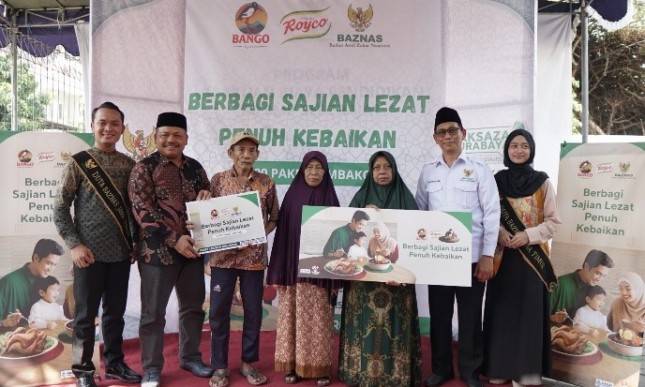 Baznas Bersama Bango dan Royco Bagikan 10 Ribu Paket Sembako di 9 Kota 