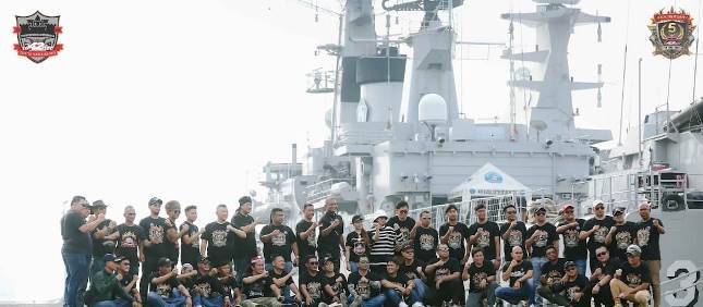 Touring Edukasi Bela Negara Anniversary id42ner Chapter TangRay di Koarmada II Surabaya