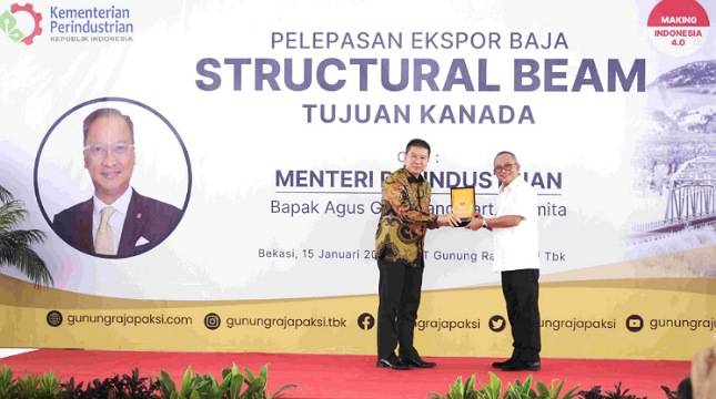 Apresiasi Ekspor Baja PT GRP, Kemenperin: Industri Baja Kita Miliki Daya Saing yang Sangat Tinggi Dibanding Negara Lain