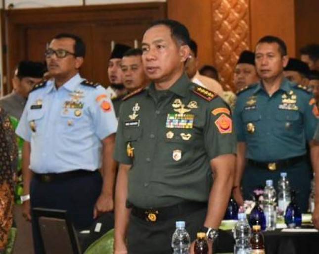 Panglima TNI Hadiri Deklarasi Pemilu Damai Lintas Ormas dan   Lintas Agama