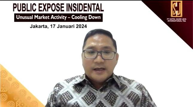 Redakan Unusual Market Activity, Hotel Sahid Jaya International Lakukan Cooling Down