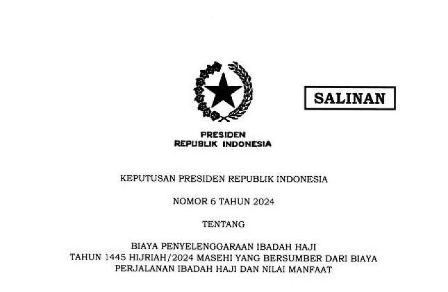 Sah! Pemerintah Terbitkan Keppres Biaya Haji 1445 H, Berikut Besaran Rinciannya...