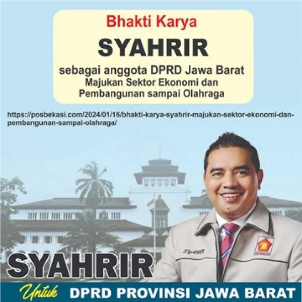 Partai Gerindra Percayakan H. Syahrir untuk DPRD Provinsi Jawa Barat