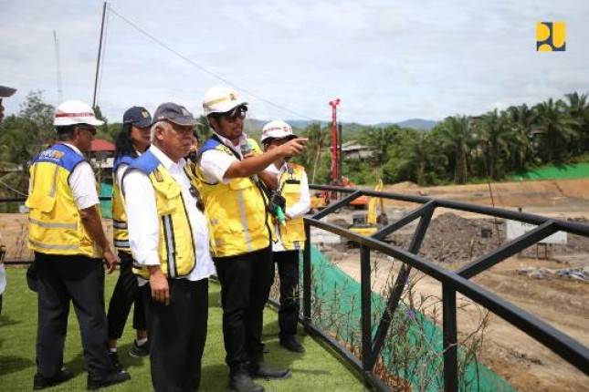 Tinjau IPA Sepaku Semoi, Menteri Basuki: Beroperasi Juni 2024