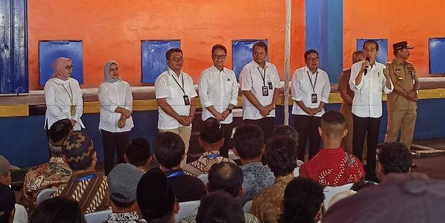 Dihadiri Presiden RI, Pos Indonesia Salurkan 971 Ton Bantuan Beras di Salatiga dan Temanggung