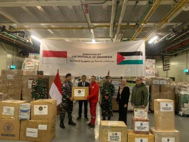 KBRI Kairo Terima Bantuan Untuk Palestina