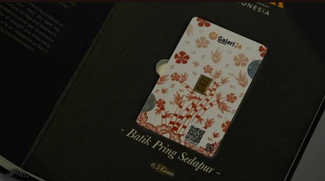 Luncurkan Emas Batangan Motif Batik, Galeri 24 Resmi Buka Pre Order