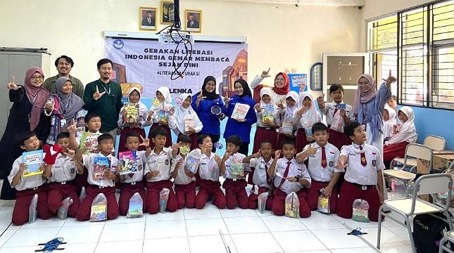 Olenka Gelar Gerakan Literasi Indonesia Gemar Membaca sejak Dini untuk Tingkatkan Minat Baca