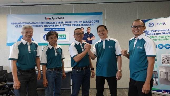 NS BlueScope Indonesia dan Starr Panel Industri Hadikan Panel Insulasi