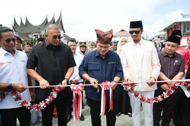 Kawasan Kuliner Stasiun Lambuang Bukittinggi Beroperasi, Erick Thohir: Sinergi Elok BUMNdan Pemerintah Setempat Bantu Pelaku UMKM
