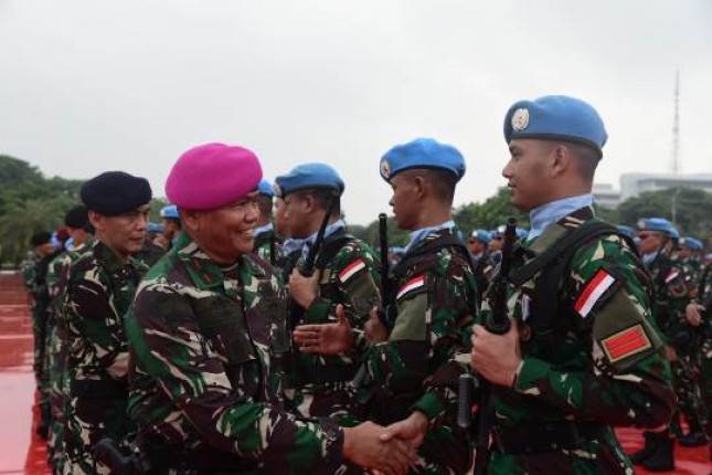 Wadan Kormar Hadiri Penyambutan Satgas TNI Konga dan Milsaff Seceact Unifil 2023
