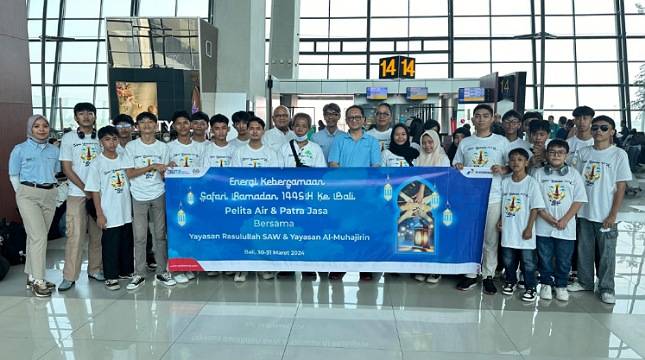 Semangat Berbagi saat Ramadan, Pelita Air dan Patra Jasa Ajak Panti Asuhan Safari Ramadan ke Bali