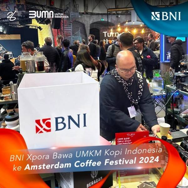 BNI Xpora Bawa UMKM Kopi ke Amsterdam Coffe Festival 2024