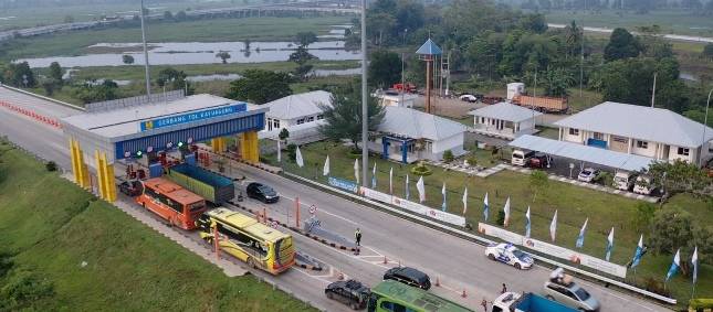 Volume Lalu Lintas Selama Arus Balik Lebaran 2024 di Jalan Tol Trans Sumatera (JTTS)