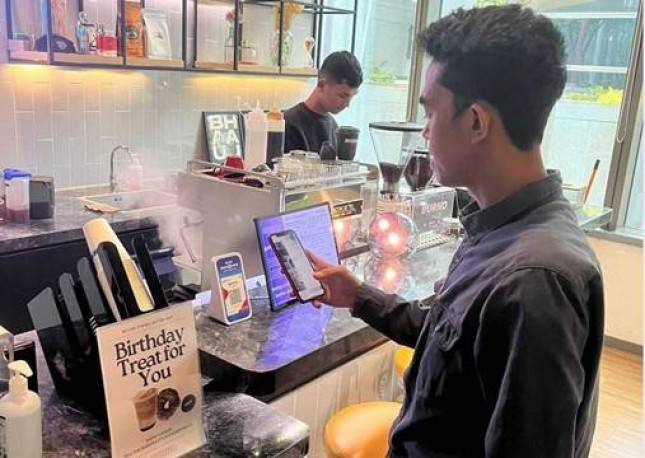 Teknologi QRIS Soundbox DANA Beraksi Lancarkan Transaksi Burno Coffee  