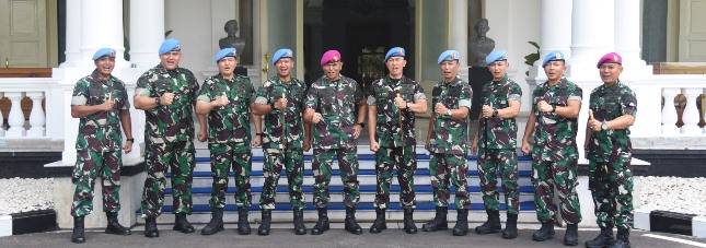 Wadan Kormar Terima Kunjungan Kerja Komandan Grup C Paspampres